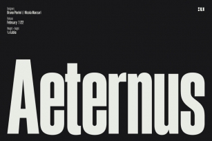 Aeternus Variable Font Download