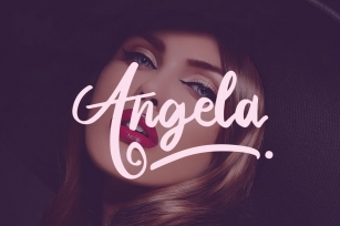 Angela - Beautiful Handwritten Font Font Download
