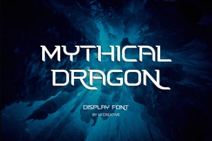 Mythical Dragon Display Serif Font Font Download