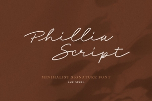 Phillia - Minimalist Signature Font Font Download