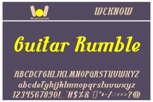 Guitar Rumble Font Download