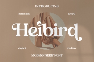 Heibird Typeface Font Download
