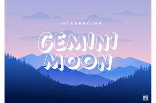 Gemini Moon Font Download