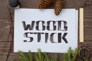 Wood Stick Font Download