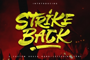 Strike Back Font Download