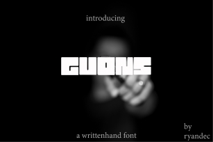 Guons Font Download