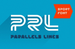 Parallels Lines Font Download