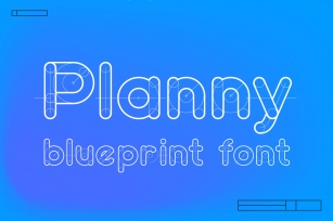 Planny Blueprint Font Download