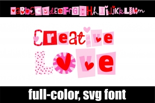 Creative Love Font Download