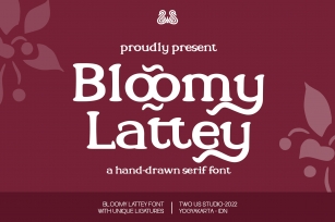 Bloomy Lattey Font Download