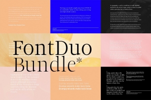 Font Duo Bundle Font Download