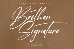 Brithan Signature Font Download