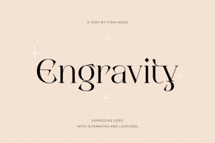 Engravity Serif Font Download