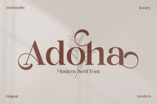Adoha Font Download