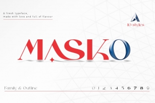 Masko Family 70% Off Font Download