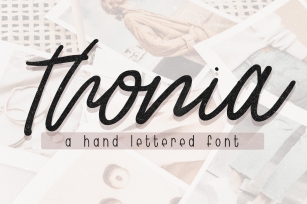 Thonia Font Download