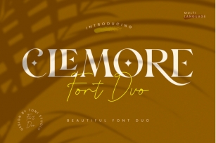 Clemore Font Duo Font Download