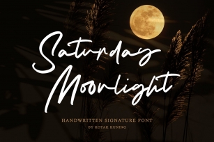 Saturday Moonlight Font Download