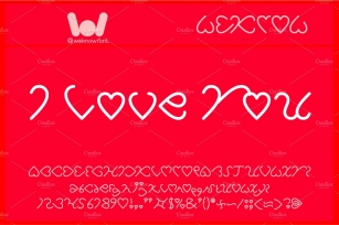 I  Love You Font Download