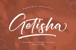 Getisha Modern Handwritten Font LS Font Download