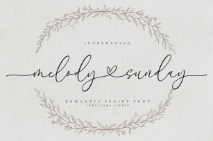 Melody Sunday Font Download