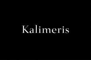 Kalimeris Font Download