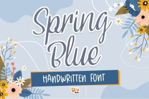 Spring Blue Font Download