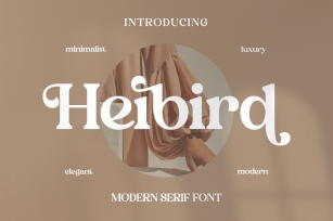 Heibird Modern Serif Font Download