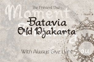 Batavia Old Djakarta Duo Font Download