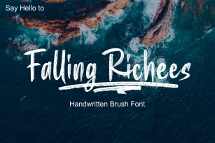 Falling Richees Font Download