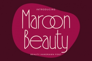 Maroon Beauty Font Download