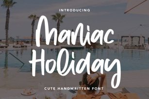 ManiacHoliday Font Download