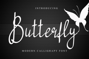 Butterfly Modern Calligraphy Font Download
