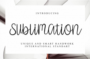 Sublimation Calligraphy Font Download