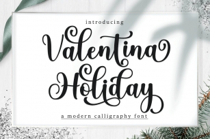 Valentina Holiday Script Font Download