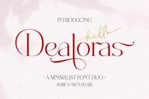Dealoras Trio Font Download