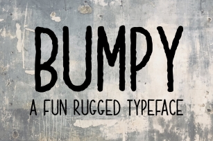 BUMPY Font Download