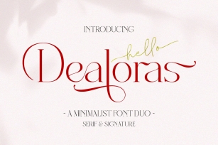 Dealoras Duo Font Download