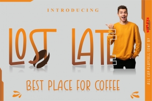 LOST LATE Font Download