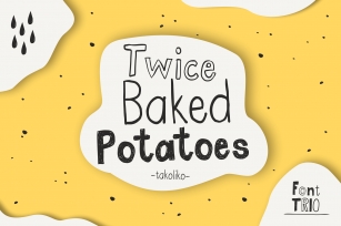 Twice Bake Potatoes Font Download
