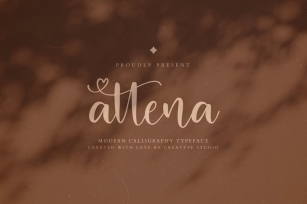 Attena Modern Calligraphy Font Download