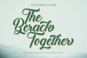 The Berack Together Font Download