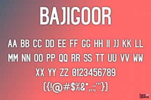 Bajigoor Font Download