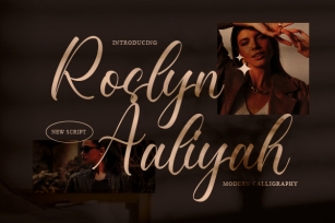 Roslyn Aaliyah Font Download