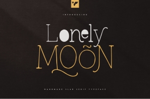 Lonely Moon Handwritten Typeface Font Download