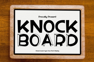 Knock Board Font Download