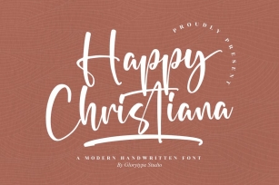 Happy Christiana Modern Handwritten Font LS Font Download