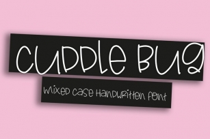 Cuddle Bug Handwritten Font Download