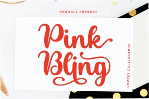 Pink Bling Font Download
