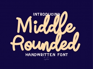 Middle Rounded Script Font Download